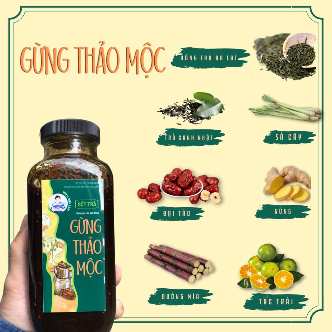 Các Công Thức Sáng Tạo Với Trà Gừng